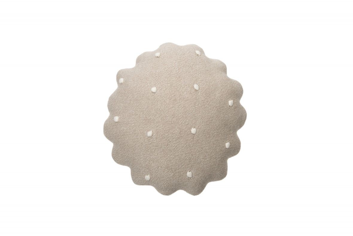 Cojín Lavable Round Biscuit Dune White - Foto 1/7