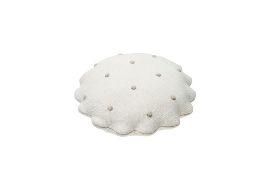Cojín Lavable Round Biscuit Ivory - Foto 4/9