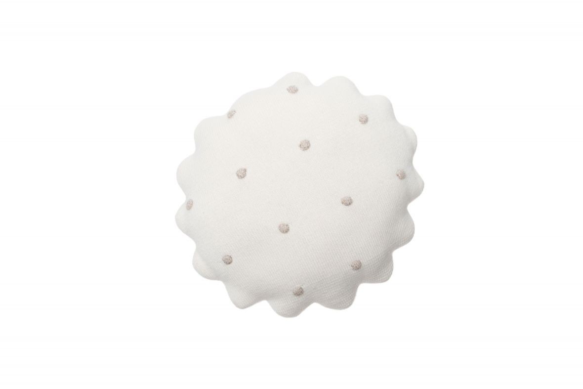 Cojín Lavable Round Biscuit Ivory - Foto 1/9